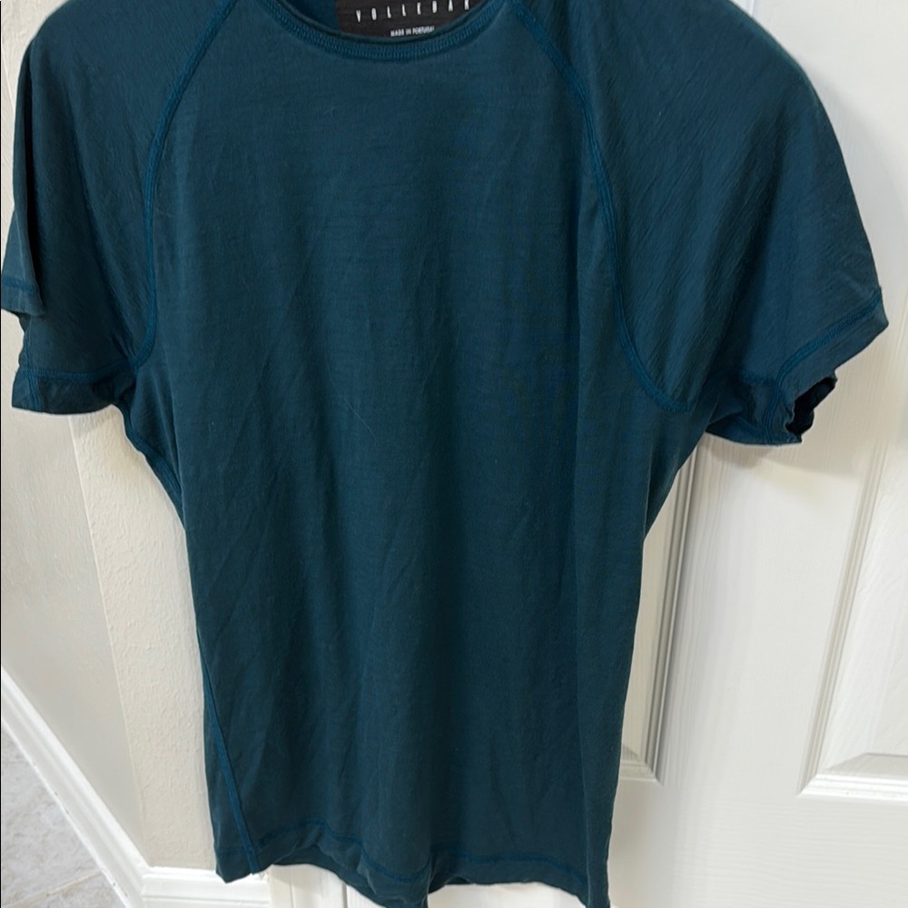 Blue Short Sleeve Crew Neck Tee